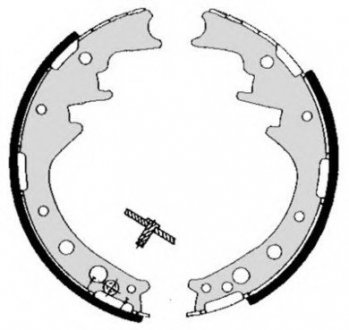 Тормозные колодки барабанні BREMBO S83521 (фото 1)