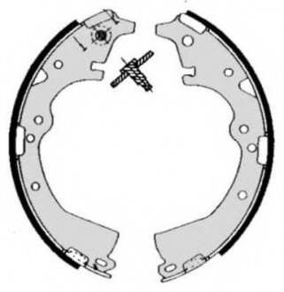 Тормозные колодки барабанные BREMBO S83511 (фото 1)