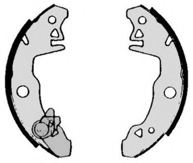 Тормозные колодки барабанные BREMBO S68509 (фото 1)