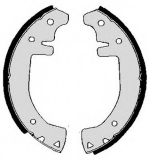 Гальмівні колодки барабанні BREMBO S68501 (фото 1)