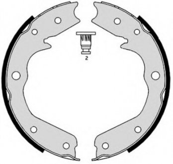 Тормозные колодки барабанные BREMBO S59527 (фото 1)