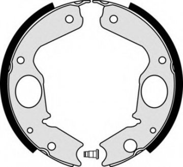Тормозные колодки барабанные BREMBO S54518 (фото 1)
