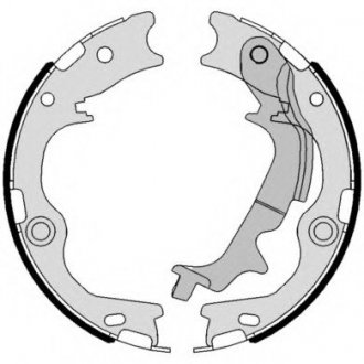 Тормозные колодки барабанные BREMBO S30537 (фото 1)