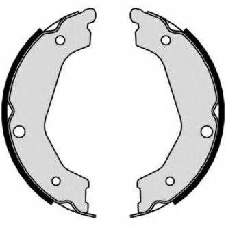 Тормозные колодки барабанні BREMBO S30534 (фото 1)