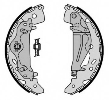 Тормозные колодки барабанні BREMBO S30521 (фото 1)