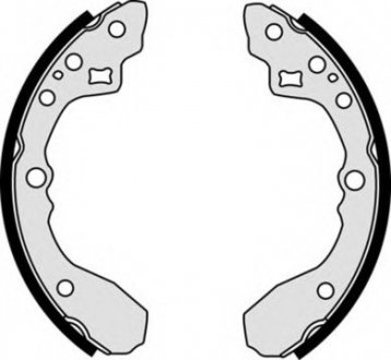 Тормозные колодки барабанные BREMBO S30518 (фото 1)