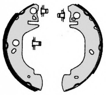 Тормозные колодки барабанные BREMBO S24523 (фото 1)