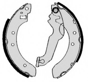 Тормозные колодки барабанные BREMBO S24507 (фото 1)