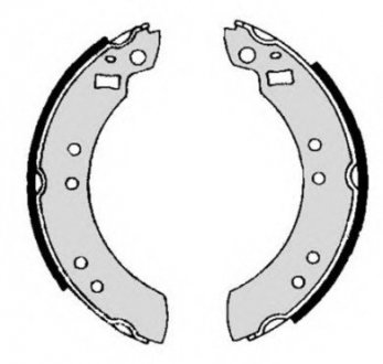Тормозные колодки барабанні BREMBO S24501 (фото 1)