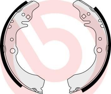 Гальмівні колодки барабанні BREMBO S16512 (фото 1)