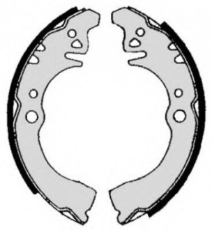 Тормозные колодки барабанные BREMBO S16507 (фото 1)