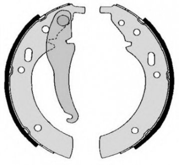 Тормозные колодки барабанні BREMBO S06501 (фото 1)