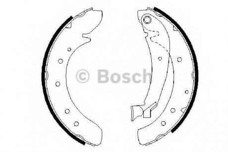 Гальмівні колодки барабані Bosch 0986487522 (фото 1)