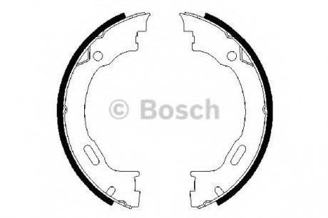 Тормозные колодки барабанные Bosch 0986487609 (фото 1)