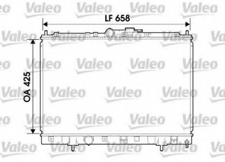 Радиатор системы охлаждения Valeo 734198 (фото 1)