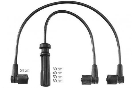 Комплект кабелів запалювання VOLVO 740/ 760/ 940 Champion CLS236 (фото 1)