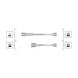 Комплект проводов зажигания Magneti Marelli 941319170113 (фото 1)
