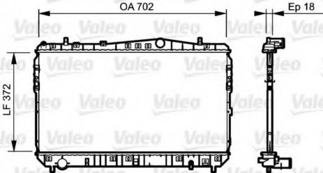 Радиатор системы охлаждения Valeo 735159 (фото 1)