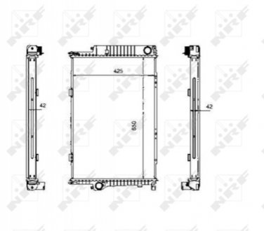 Радиатор системы охлаждения NRF 507620 (фото 1)