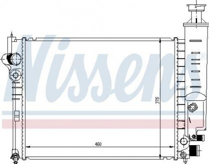 Радиатор системы охлаждения NISSENS 63465 (фото 1)