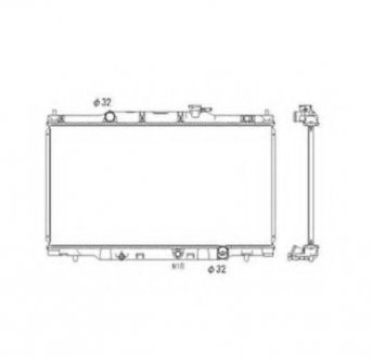 Радіатор охолоджування NRF 53573 (фото 1)