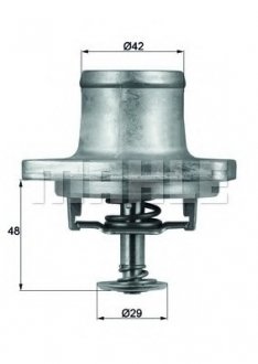 Термостат (вир-во) Mahle TI 48 80 D (фото 1)