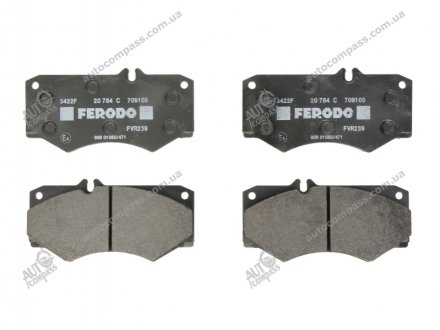 Гальмівні колодки, дискові Ferodo FVR239 (фото 1)