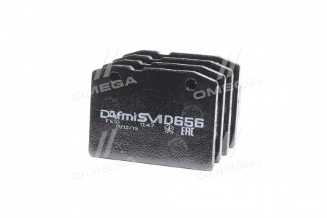 Тормозные колодки дисковые DAFMI D656SM (фото 1)