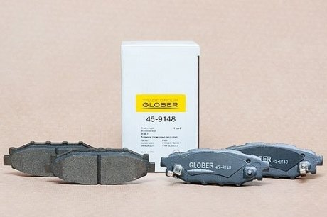 Колодки тормозные дисковые GLOBER 45-9148 (фото 1)
