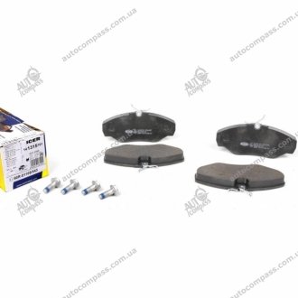 Тормозные колодки дисковые ICER 141315701