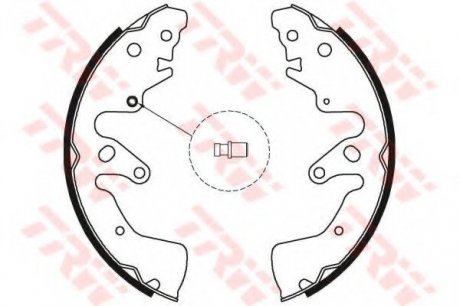 Комплект тормозных колодок TRW GS8801