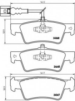 Гальмівні колодки дискові BREMBO P85091 (фото 1)