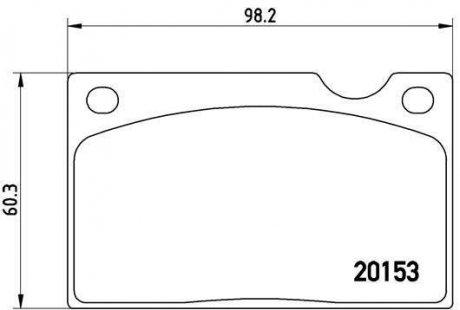 Тормозные колодки дисковые BREMBO P86003 (фото 1)