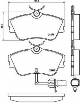 Гальмівні колодки дискові BREMBO P85050 (фото 1)