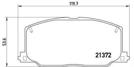 Тормозные колодки дисковые BREMBO P83016 (фото 1)