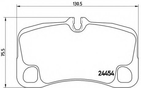 Гальмівні колодки дискові BREMBO P65013 (фото 1)