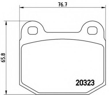 Тормозные колодки дисковые BREMBO P59025 (фото 1)