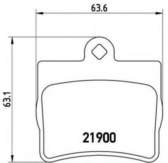 Гальмівні колодки дискові BREMBO P50024 (фото 1)