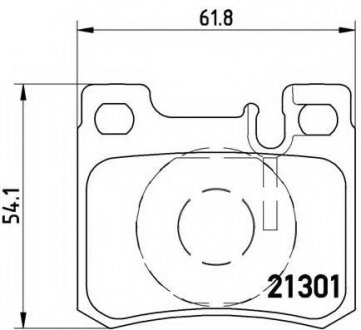 Гальмівні колодки дискові BREMBO P50012 (фото 1)