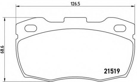 Гальмівні колодки дискові BREMBO P44015 (фото 1)