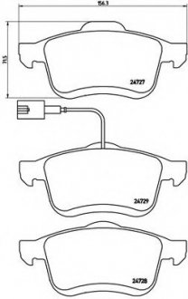 Гальмівні колодки дискові BREMBO P23130 (фото 1)