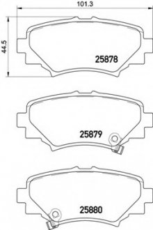 Тормозные колодки дисковые BREMBO P49049 (фото 1)