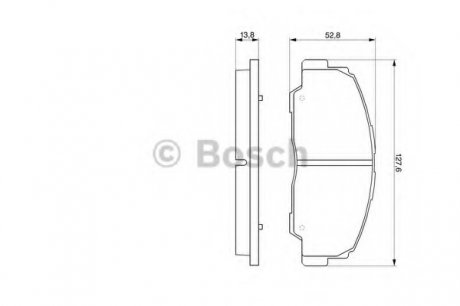 Тормозные колодки дисковые Bosch 0986424297 (фото 1)