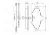 Тормозные колодки дисковые Bosch 0986461757 (фото 6)