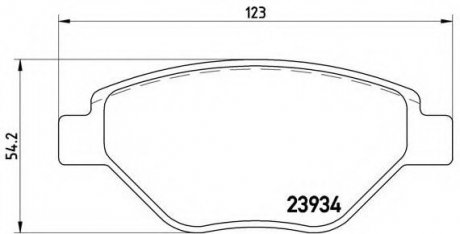 Гальмівні колодки дискові BREMBO P68031 (фото 1)