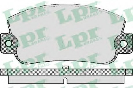 Тормозные колодки дисковые LPR 05P410 (фото 1)