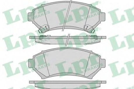 Гальмівні колодки дискові LPR 05P1054