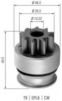 Ведущая шестерня, стартер Magneti Marelli 940113020369 (фото 1)