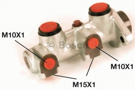 Главный тормозной цилиндр Bosch 0986481039