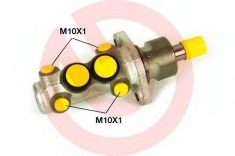 Главный тормозной цилиндр BREMBO M85009 (фото 1)
